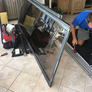 sliding glass door frame repair Lealman